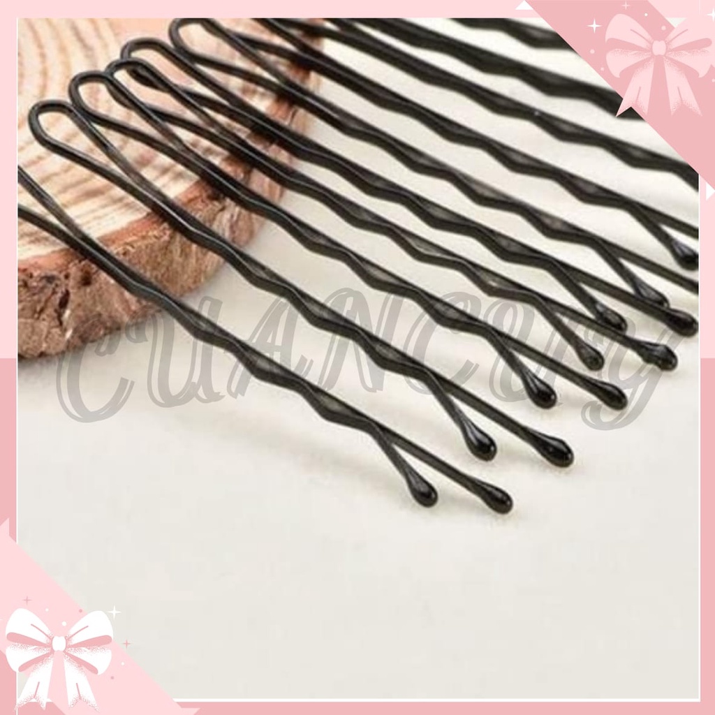 Jepitan Rambut Jepitan Lidi Kecil 3CM Jepitan Hitam Hairclip Jepitan Rambut Korea Termurah(GMJ)