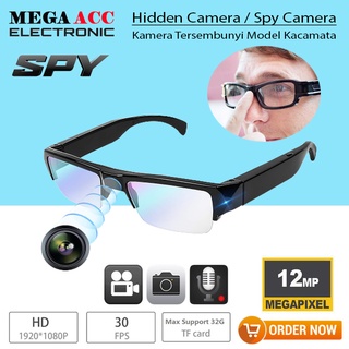 Spy Camera Eyeglasses 12Mp HD1080P - Hidden Camera - Kamera Tersembunyi Model Kacamata