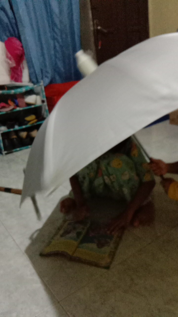 Payung Tongkat Silver Plus Alat Sliding Pelindung Plastik Cover No Drip Unbreakable Awet Tahan Lama