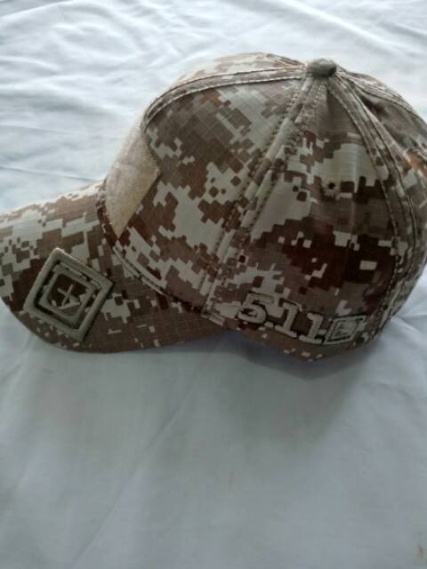 Topi loreng digital gurun/desert tactical 511 ripstop katun