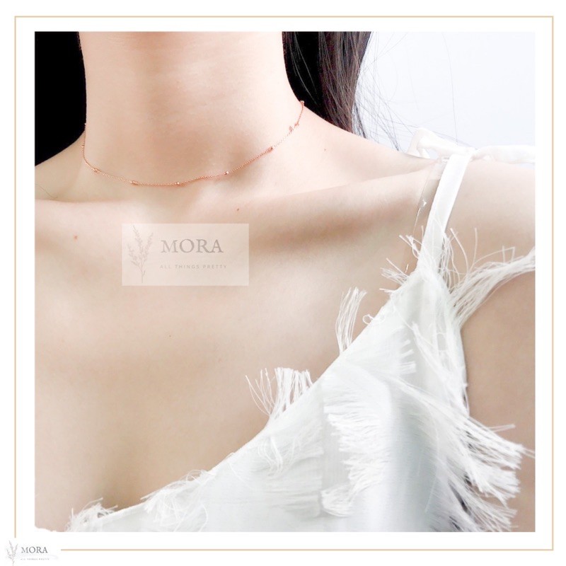 MORA - kalung choker necklaces gold emas