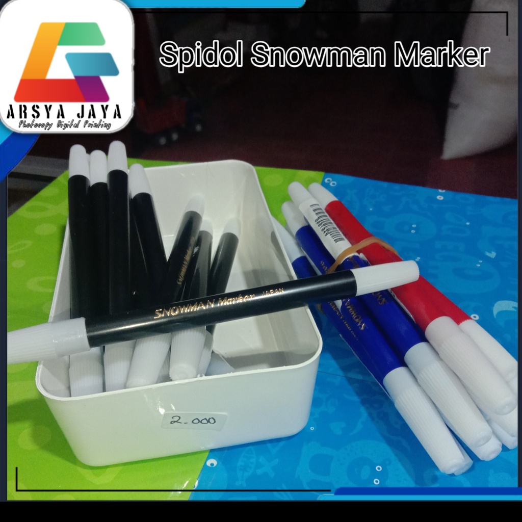 

1 PCS SPIDOL PW 1A SNOWMAN / SPIDOL MARKER SNOWMAN