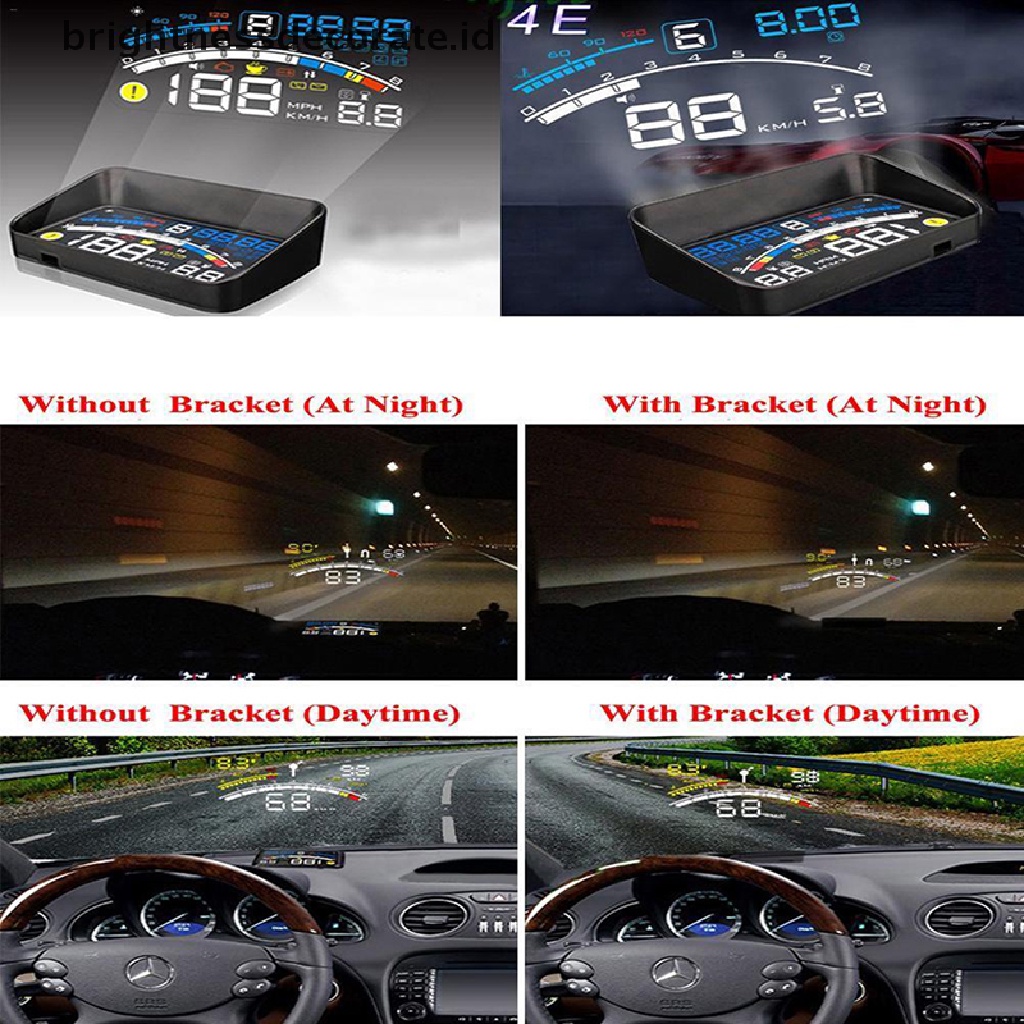 Braket Display Hud Obdii Obd2 5.5 &quot;