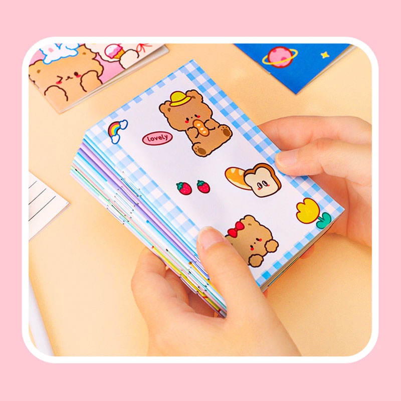 COD✨Buku Catatan Kartun Wanita Anak Laki-laki Perempuan Buku Notebook Saku Seri Buah Untuk Pelajar Impor Murah