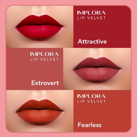 Implora Lip Velvet | lip cream lipstik