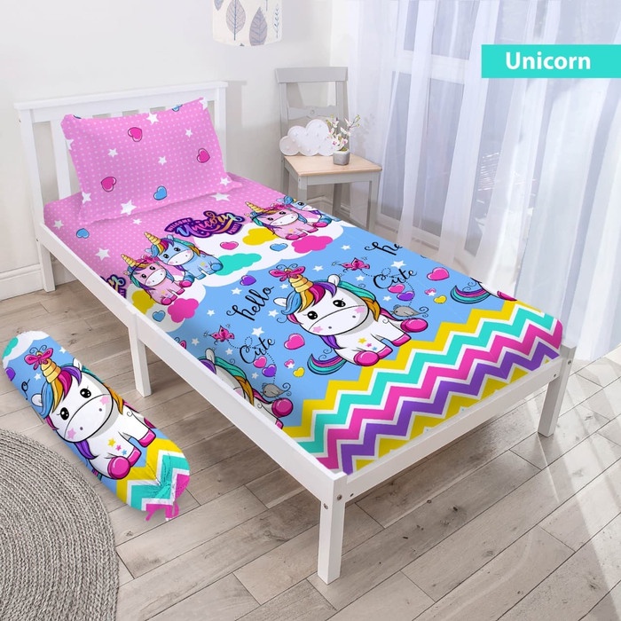 Sprei & Bedcover Premium Ww Sprei Vito 120 Unicorn 120X200 Single Size Kuda Poni