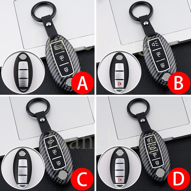 Casing Kunci Remote Mobil Bahan ABS Untuk Nissan Qashqai j10 J11 X-Trail t31 t32 Kicks Murano Altima Tiida Juke Note