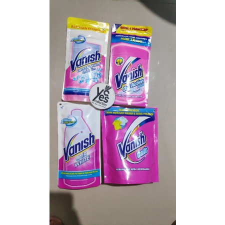Vanish 120 gr bubuk 150 ml 250 ml cair refill penghilang noda membandel 1 kali cuci vanis