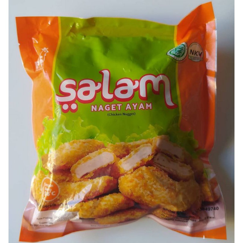 

Naget Ayam Salam 500gr / Chicken Nugget / Nuget