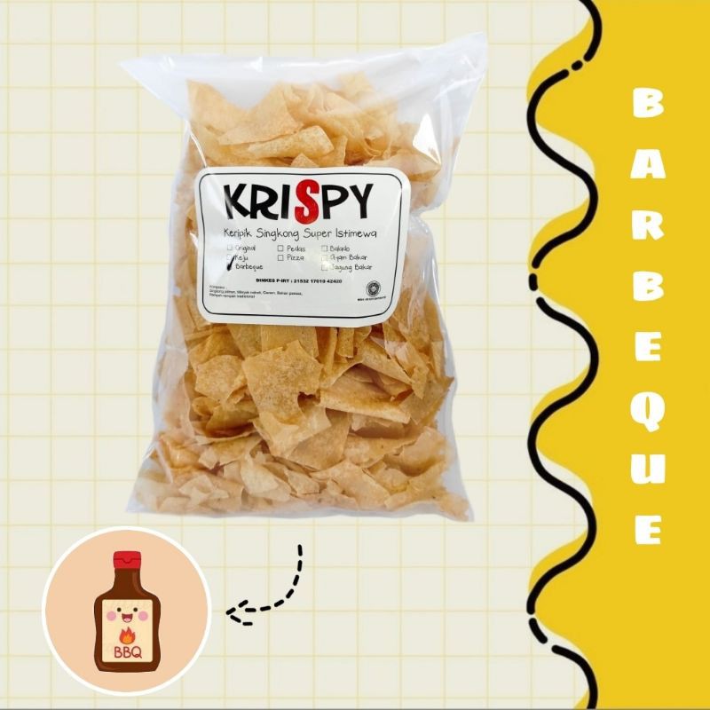 

Keripik singkong kripik tissue Krispy 250 gram