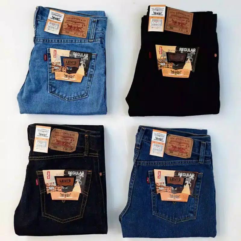 Celana Jeans Panjang Pria Reguler Size 27-38