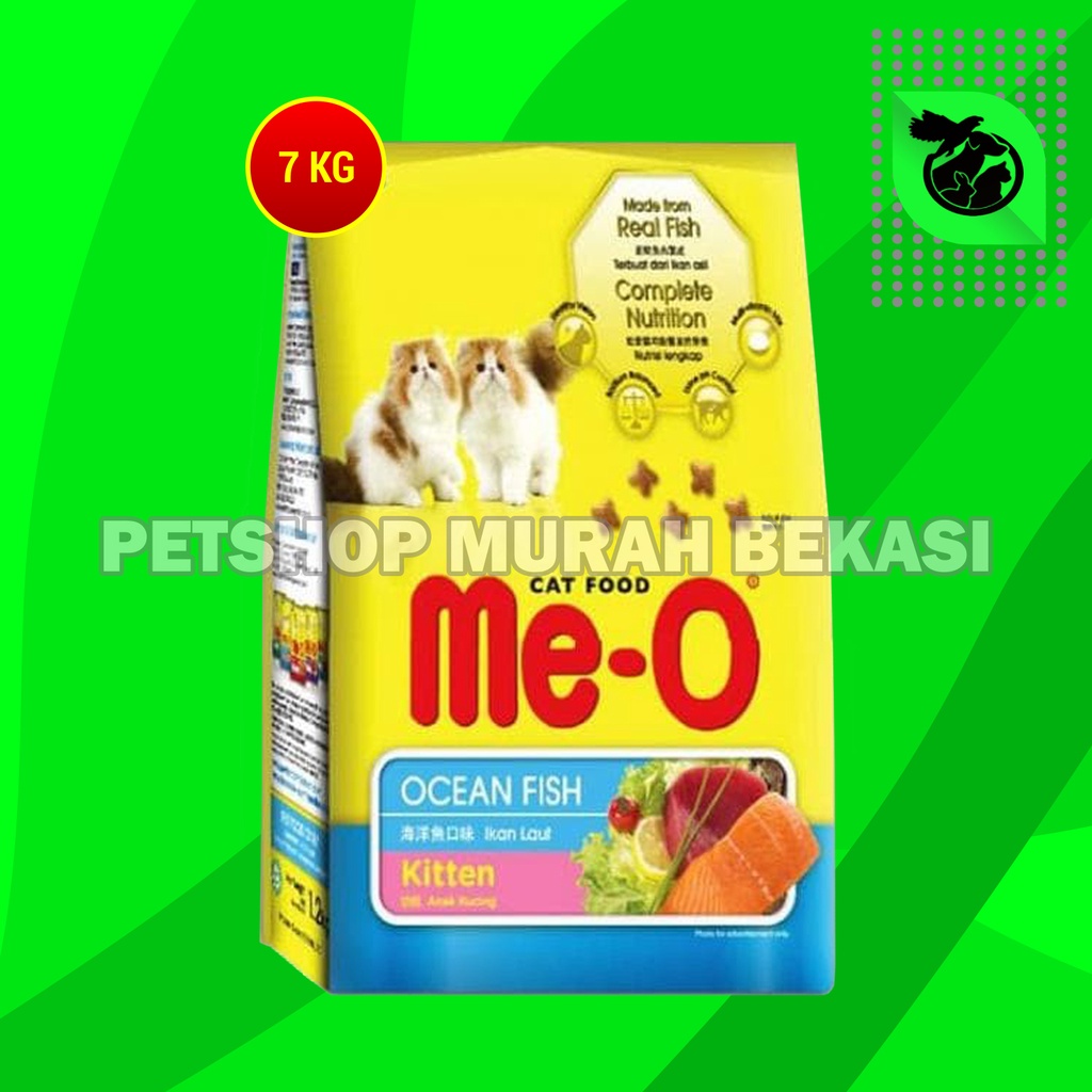 Makanan Kucing Kering Me-O Cat Food Me o Meo Kitten Ocean Fish 7 Kg