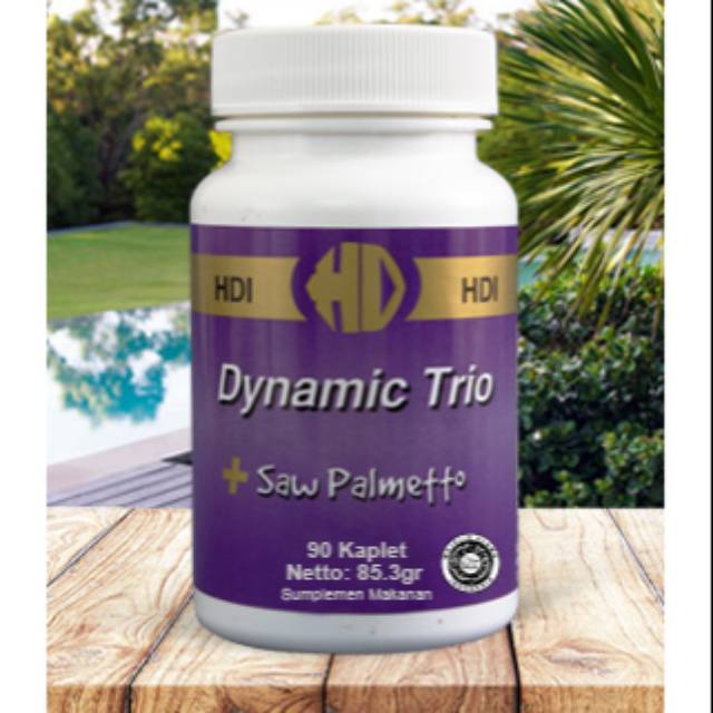 HARGA INI KHUSUS LANGGANANKU - Dynamic Trio Saw Palmetto 90 Kaplet ORI Dynamic Trio HDI 90 Kaplet