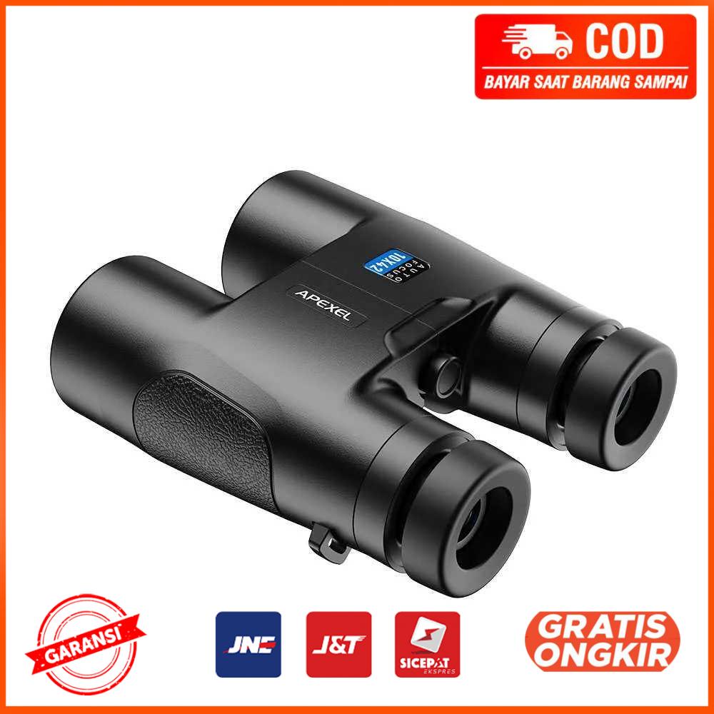 APEXEL Teropong Binoculars Fixed Focus HD Vision 10x42 - APL-RB10X42A