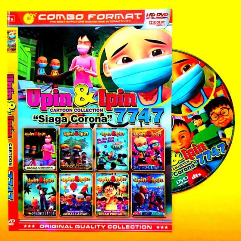 Kaset Video Film Upin dan Ipin Movie Collection Edukasi Anak-anak Terbaru Terlaris