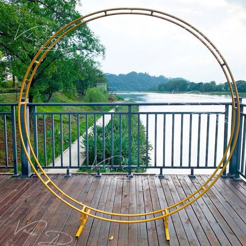 backdrop dekorasi pelaminan/ring duble