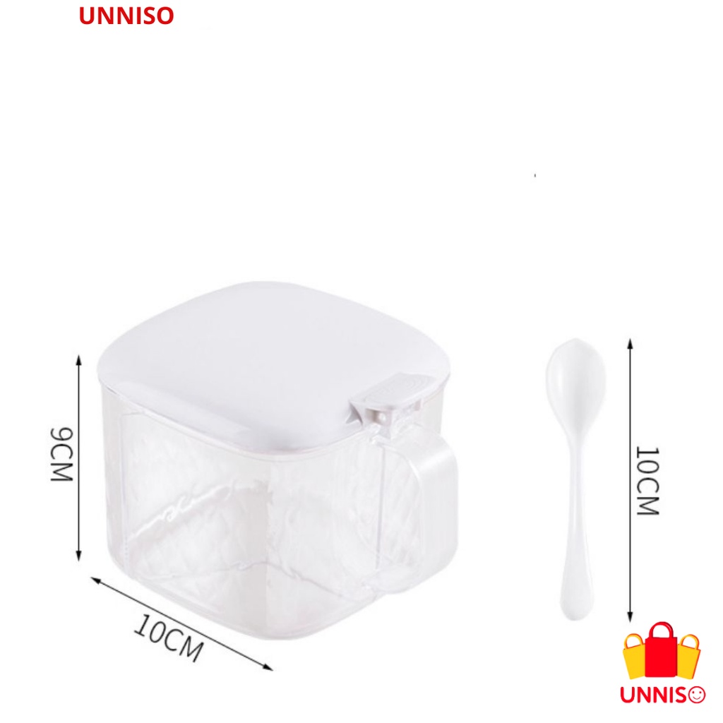 UNNISO - Wadah Tempat Bumbu Dapur 4 in 1 TB03