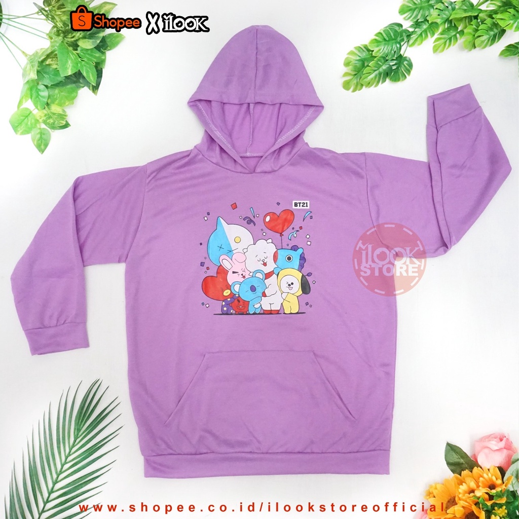 ilook | Sweater Hoodie BT21 | Sweater Koala | Hoodie Anak | Hoodie Anak