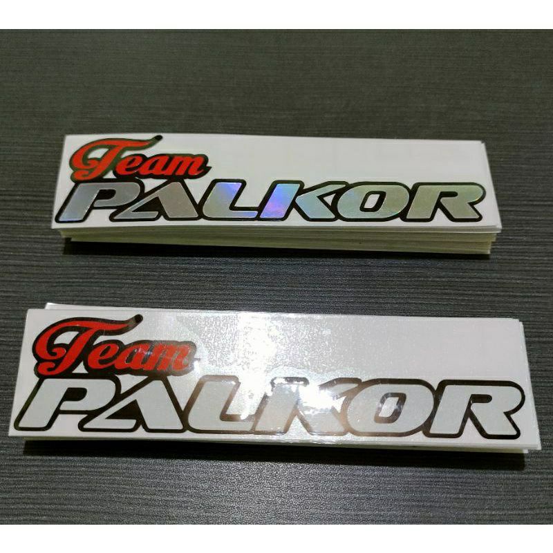 stiker Team Palkor, Stiker Cutting TEAM PALKOR, stiker motor mobil