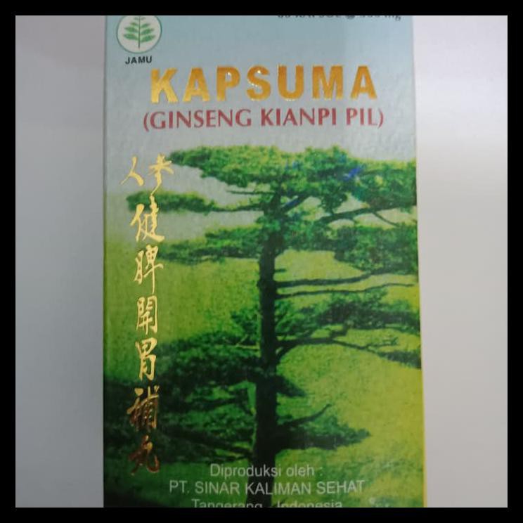 KAPSUMA (GINSENG KIANPI PIL)