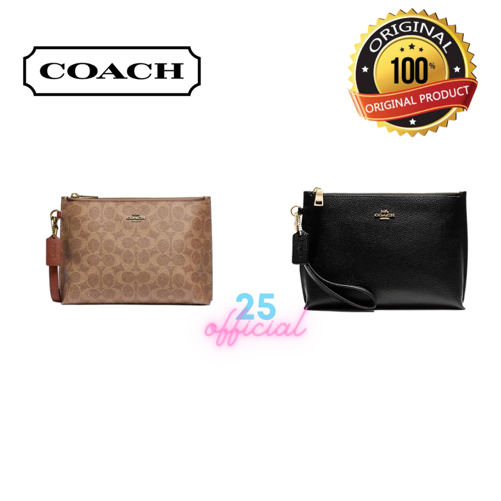 [ORIGINAL] COACH Pouch Charlie Original / Coach Pouch Charlie Black / Coach Pouch Charlie Signature