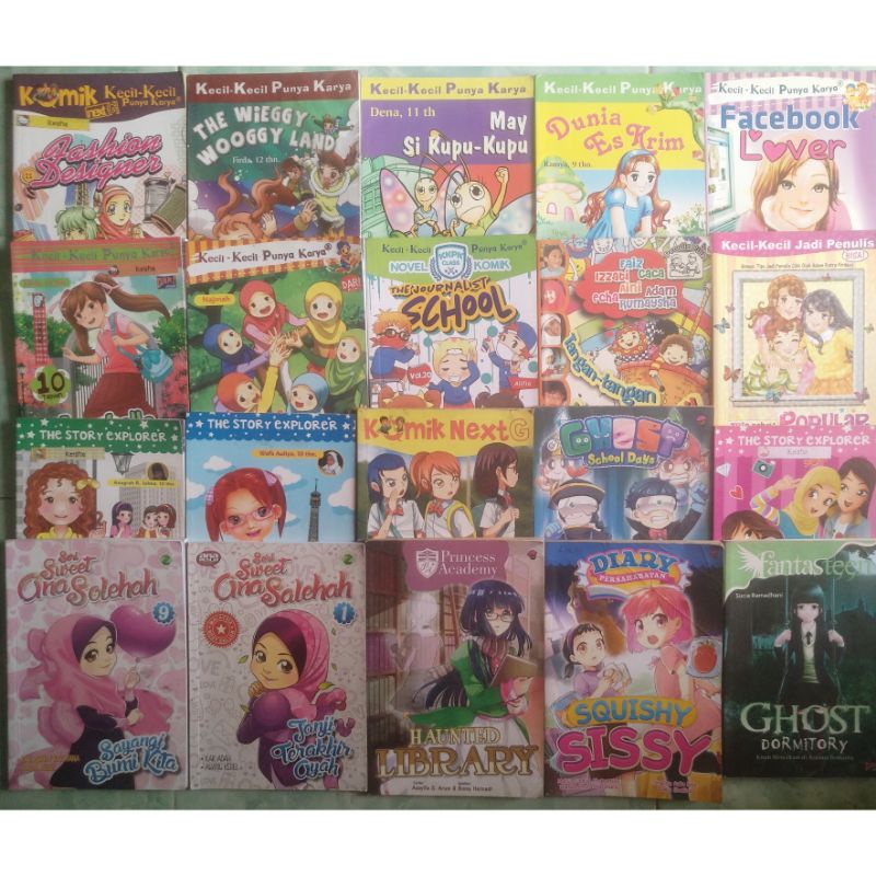 Paket 20 Buku KKPK Kecil-Kecil Punya Karya & Buku Cerita Anak