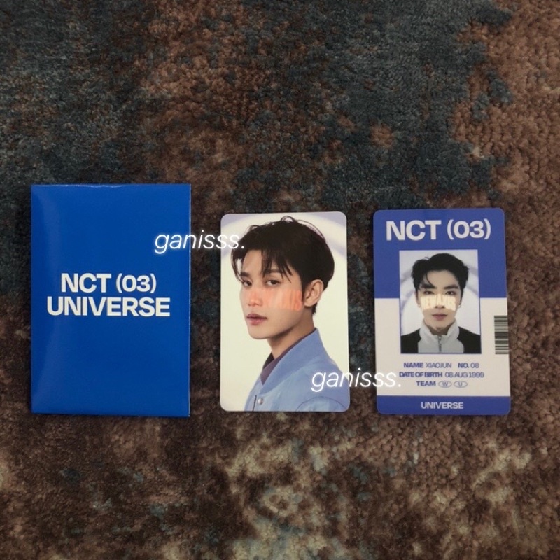 NCT 2021 Universe ID card + photo set MD (photocard taeil & xiaojun)