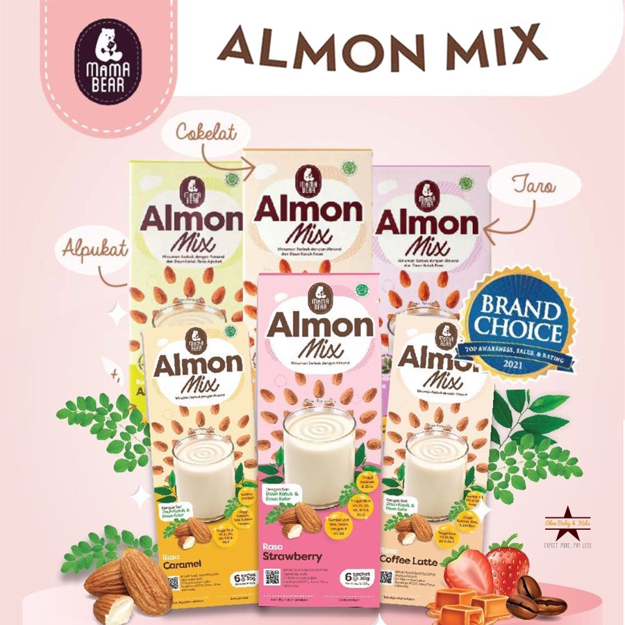 Mama Bear Almon Mix 180gr / Minuman Pelancar ASI