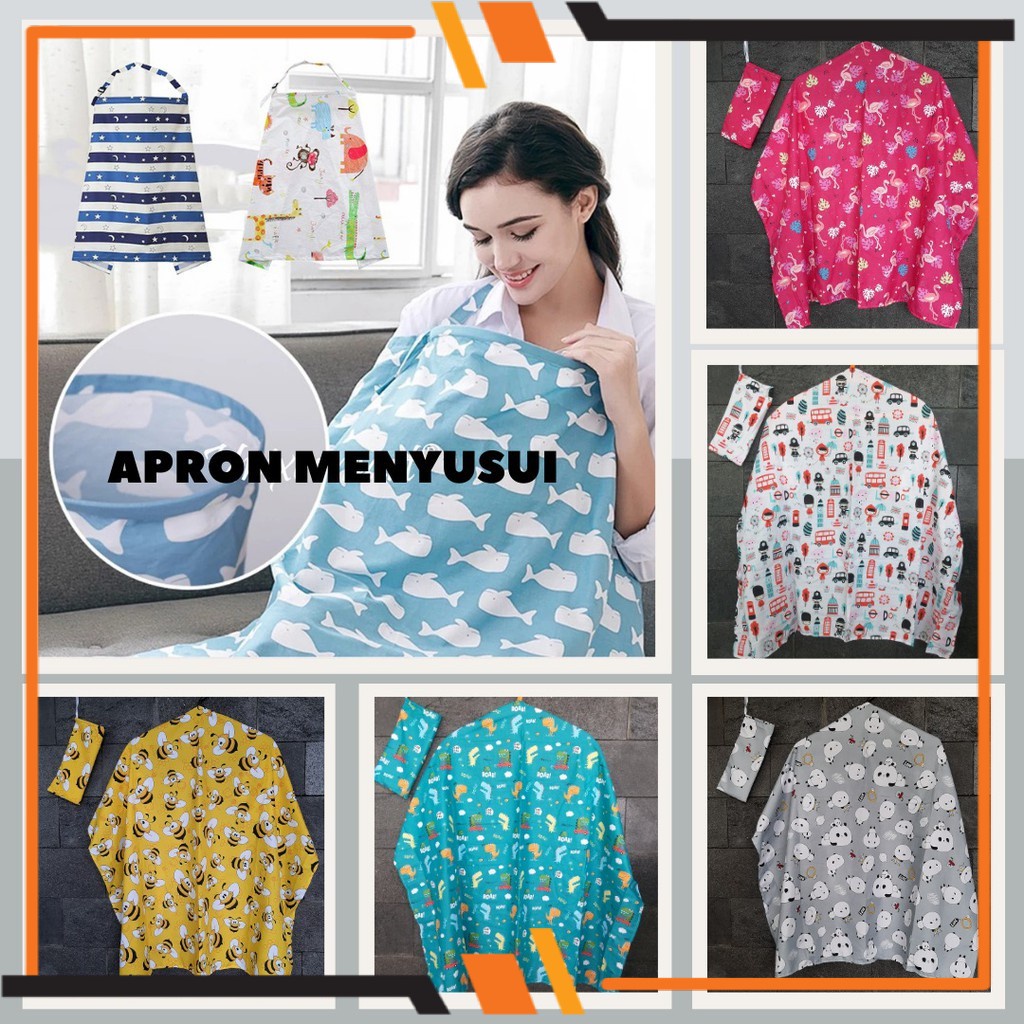 RPA Apron Menyusui / Apron Menyusui Kain Penutup Menyusui Murah