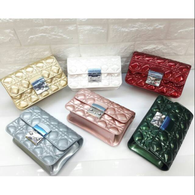 TAS IMPORT SLEMPANG LADY DIOR MATTE GLOSY - TAS LADY DIOR - TAS DIOR MATTE - TAS JELLY MATTE