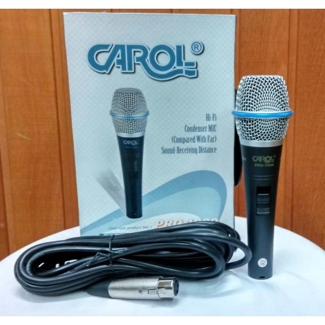 MIC KABEL CONDENSER CAROL PRO-1000 otron1c5 Diminati Banget