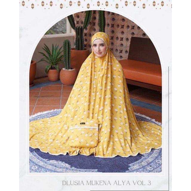 Mukena Arab Dlusia Jumbo ALYA Limited Mukena Dewasa By dlusia