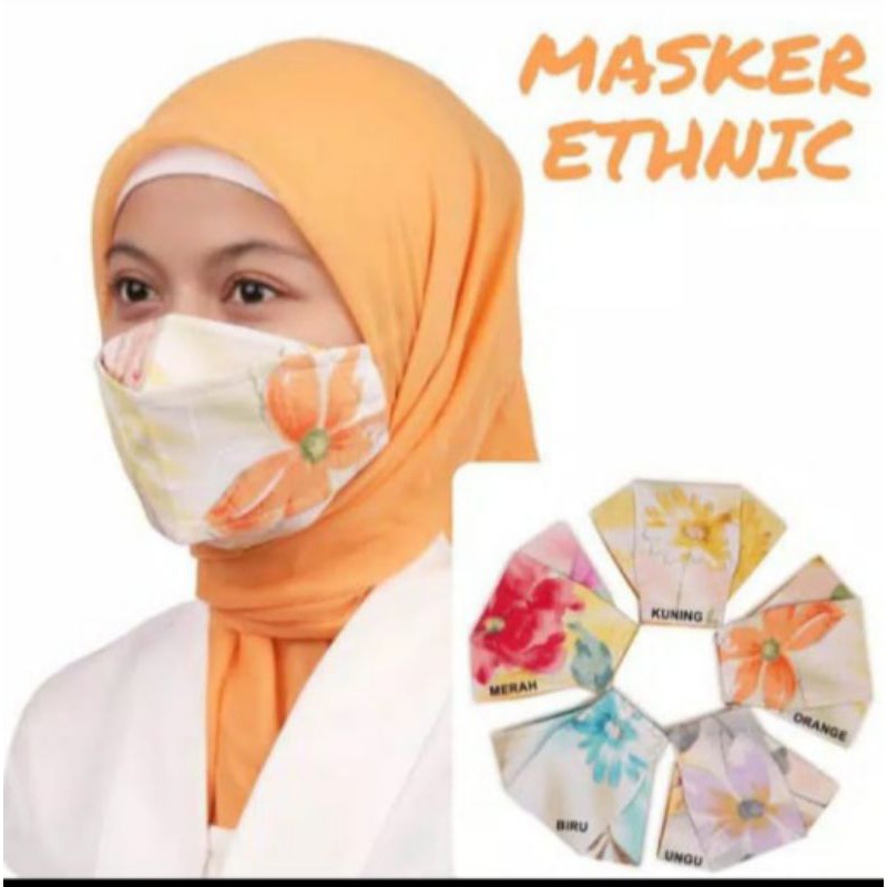 MASKER KAIN 3D KATUN 4 LAPIS PREMIUM, MASKER EVO