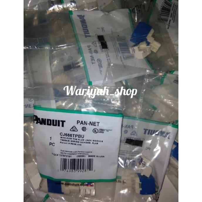 Terlaris Modular Jack Panduit Tx6 Biru Trendi