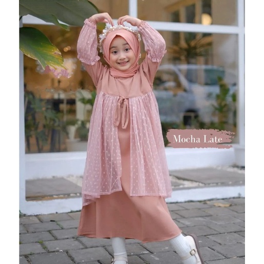 Gamis Anak Perempuan 5-12 Thn Modern Gamis Pesta Gamis Anak Tanggung Gamis Remaja Gamis Modern Gamis Kondangan  FH25