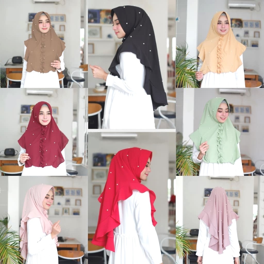 Khimar Instan Mini Anna ✅ Hijab Jilbab Ana