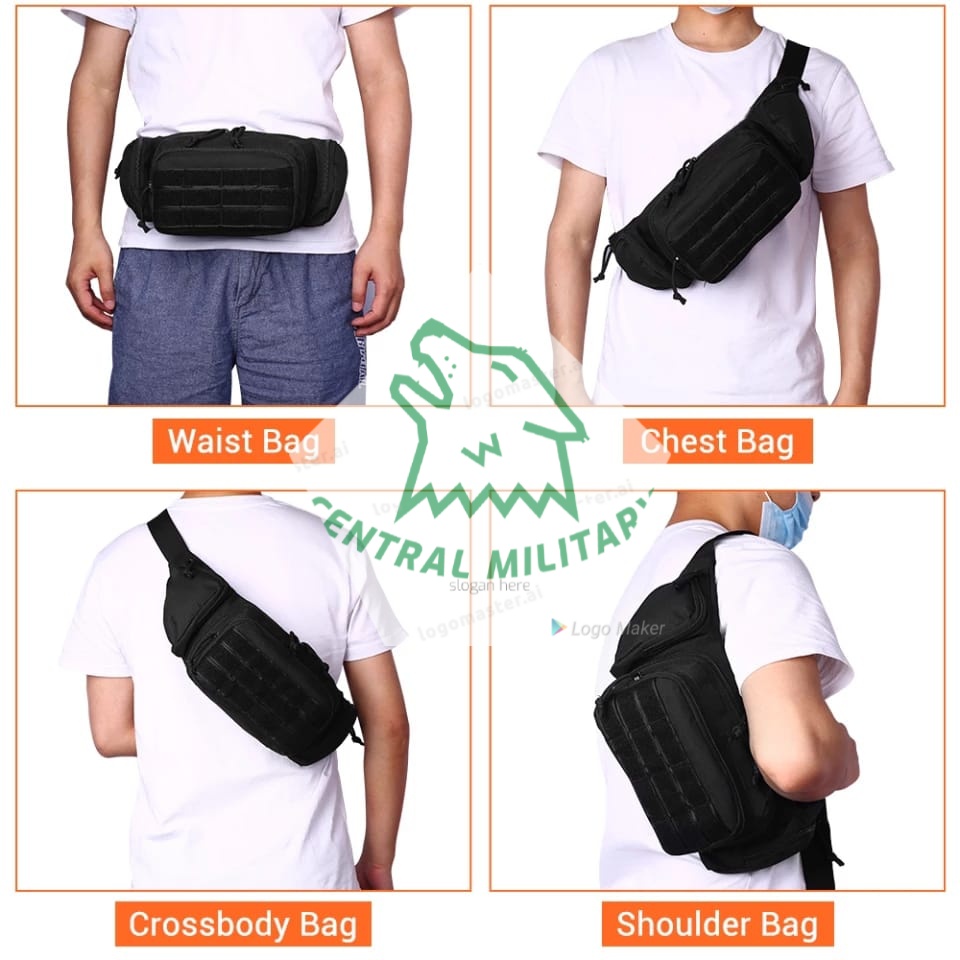 READY Tas Pistol Multifungsi - Tas Selempang Pinggang Tactical