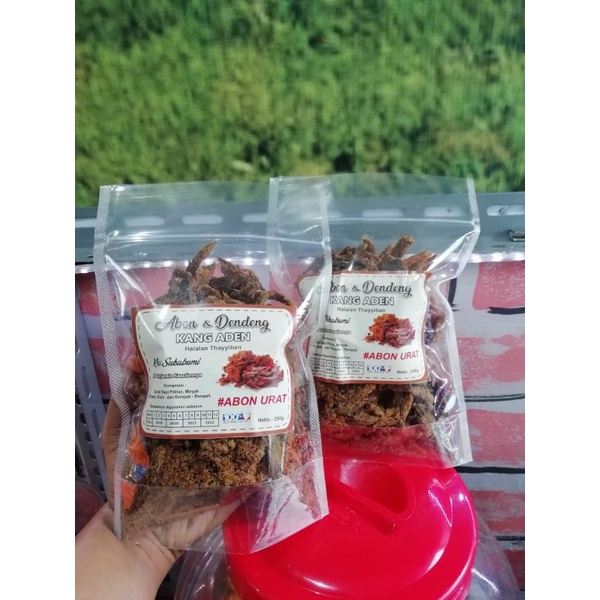 

Abon Urat Sapi Kang Aden Khas SUKABUMI 100g, 250g