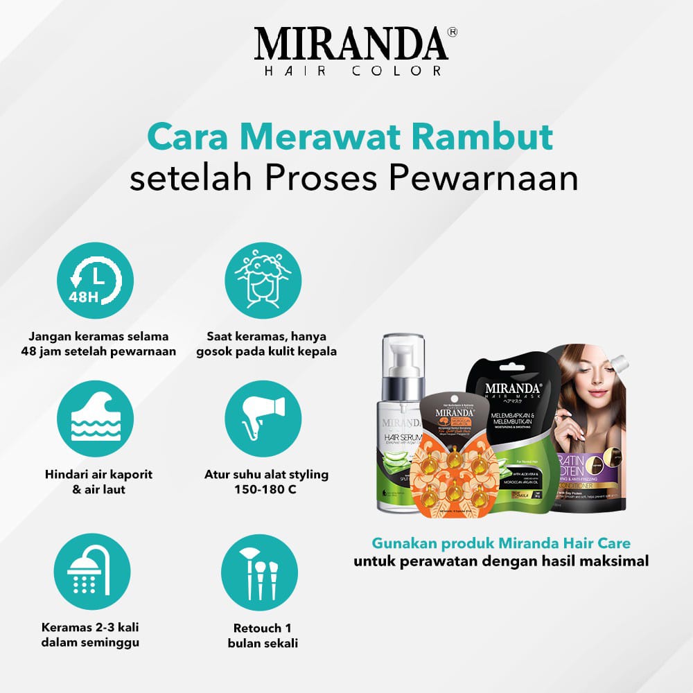 Miranda Hair Color (Cat Rambut Permanen) MC6 Bleaching 30ml