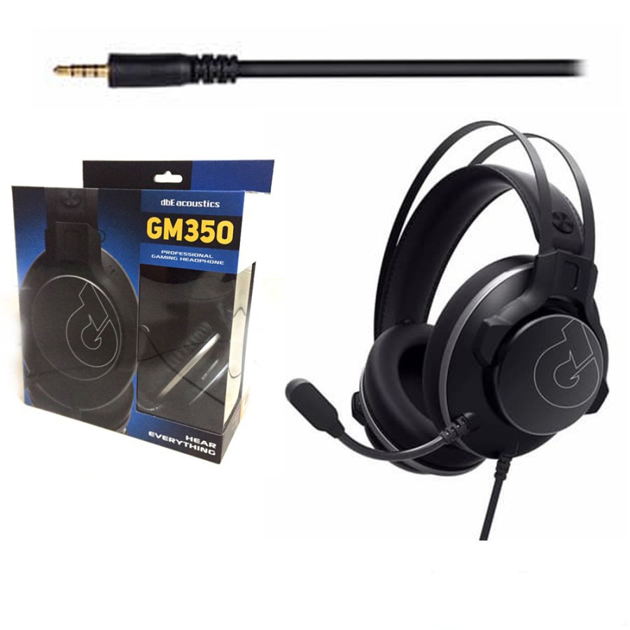 Headset dbE GM350 3.5MM Professional Gaming Headphone RGB - Garansi