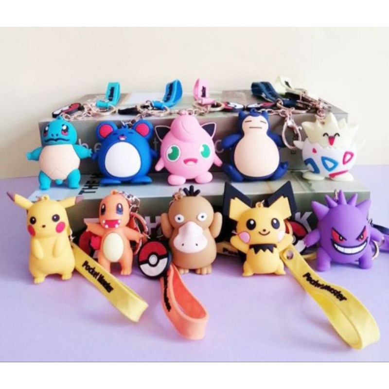 READY GANTUNGAN KUNCI POKEMON PIKACHU OTIGINAL SUPER