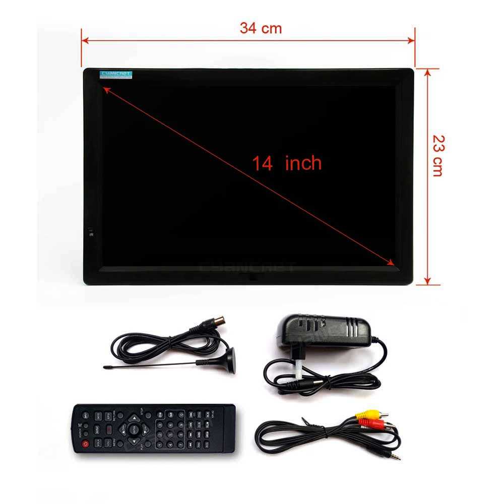 IDN TECH - LEADSTAR Portable HD TV Monitor 14 Inch DVB-T2 + Analog - D14