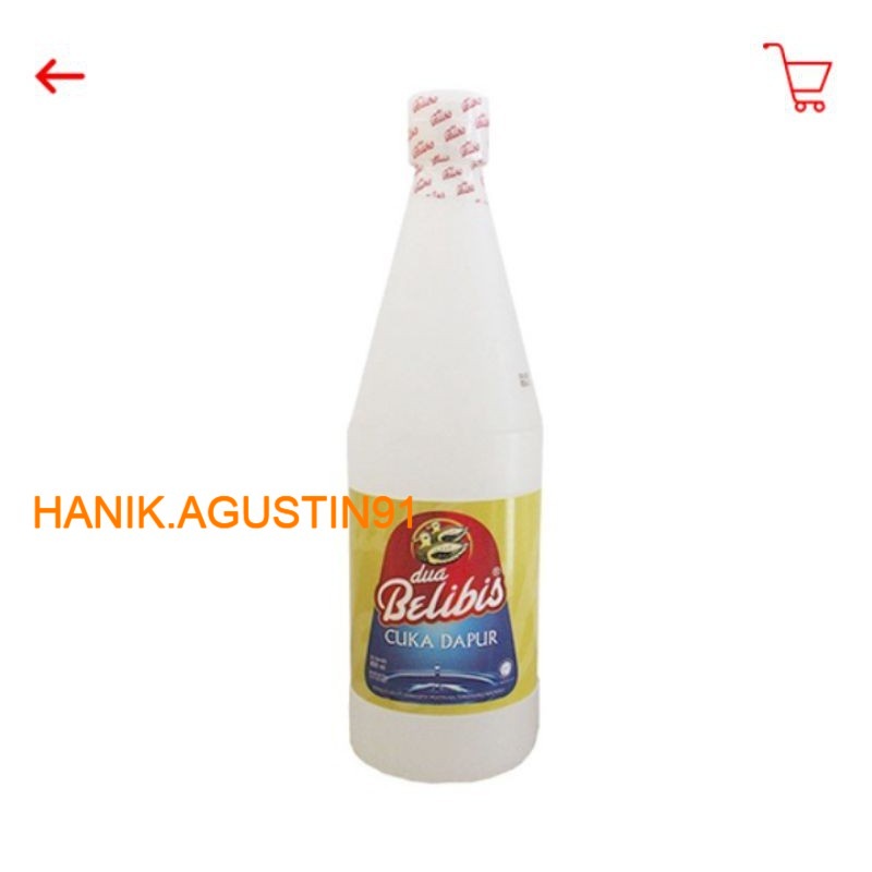 

CUKA DAPUR DUA BELIBIS 650ML