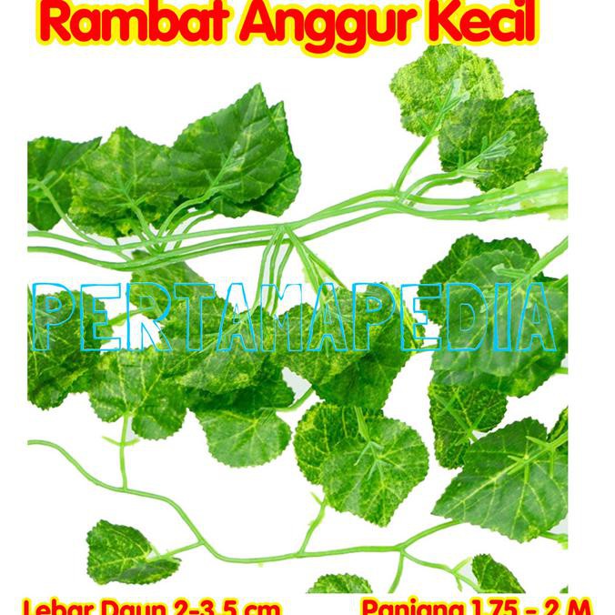 Daun Rambat Bunga Plastik/ Daun Rambat Bunga Palsu