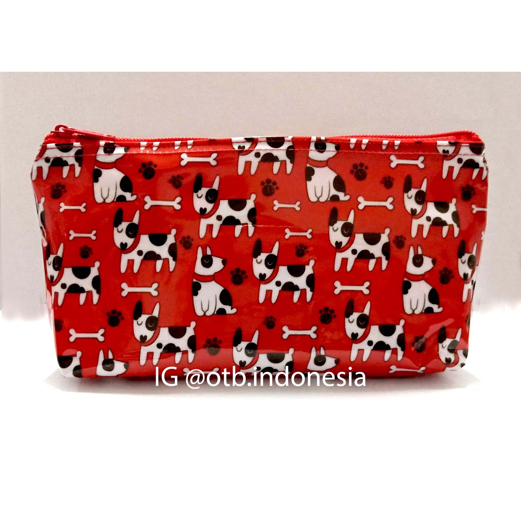 

OTB Pouch PVC Dog Pattern/ Tempat Pensil Plastik