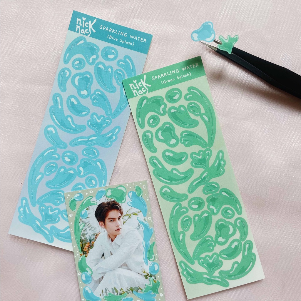 

Sparkling Water Deco Sticker (Glossy Finish - Kiss Cut)