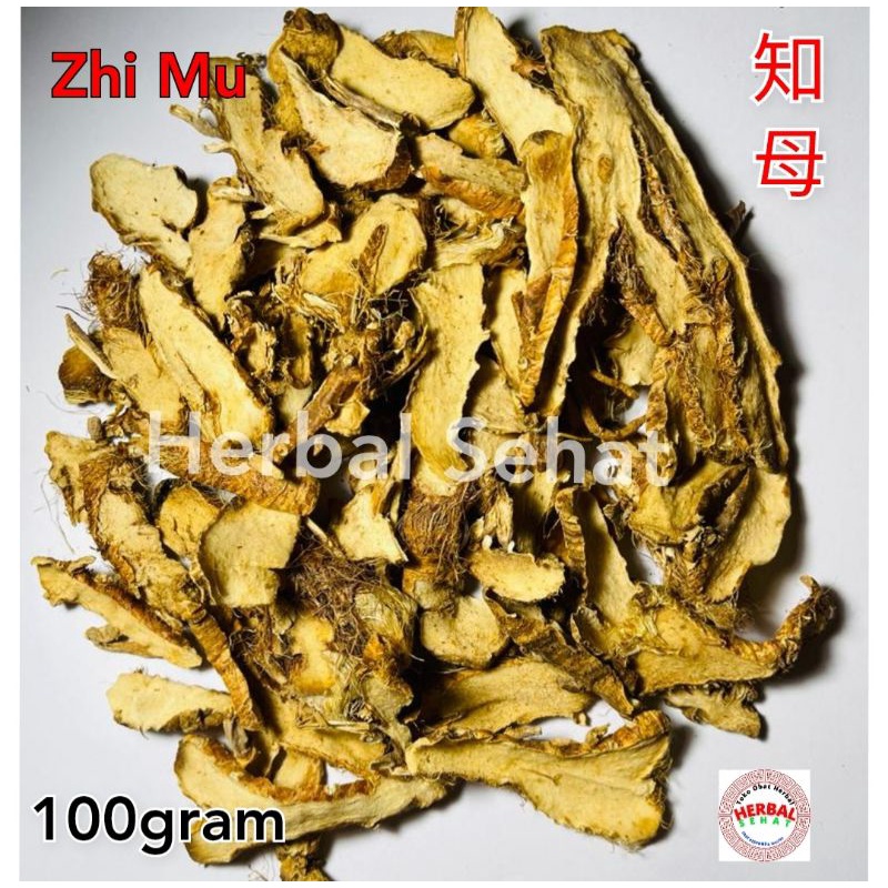 

100gram Zhi Mu Zhimu Cimu Rhizoma Anemarrhenae Aspheloidis