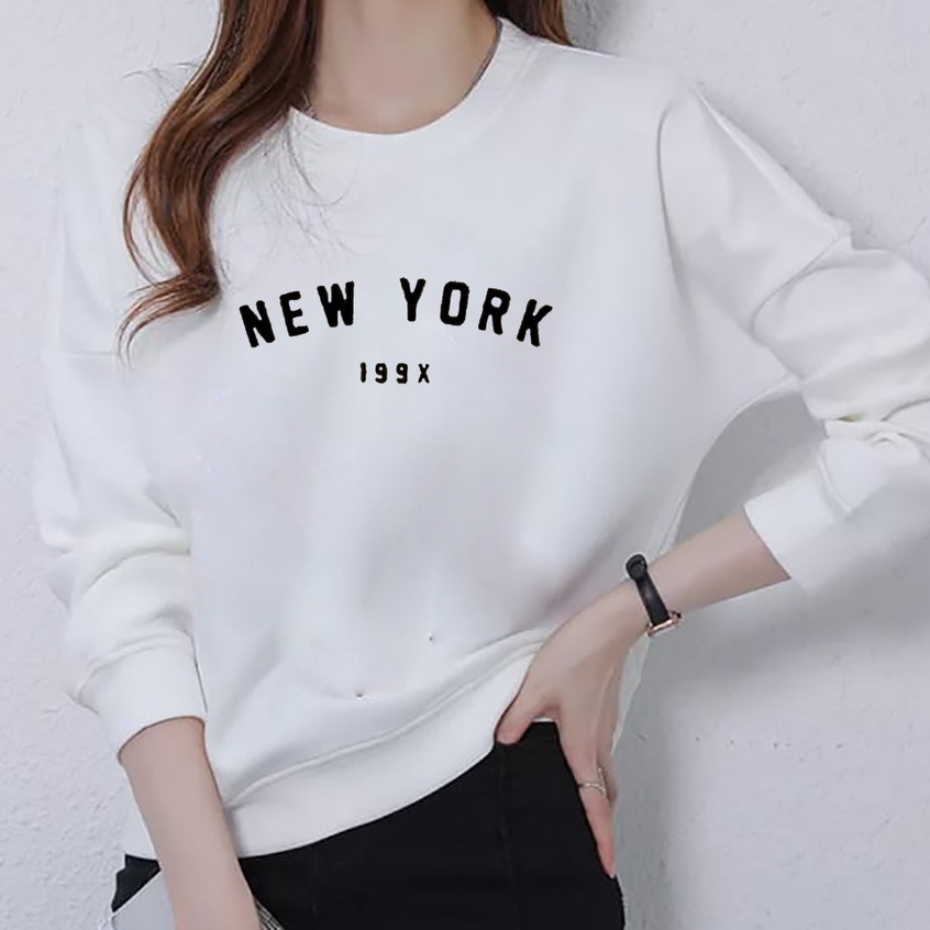 COLLECTION COOLS - BAJU TRENDY WANITA NEW YORK TERBARU-KAOS DISTRO CEWEK KEREN LENGAN PANJANG MASA KINI DAN TERLARIS