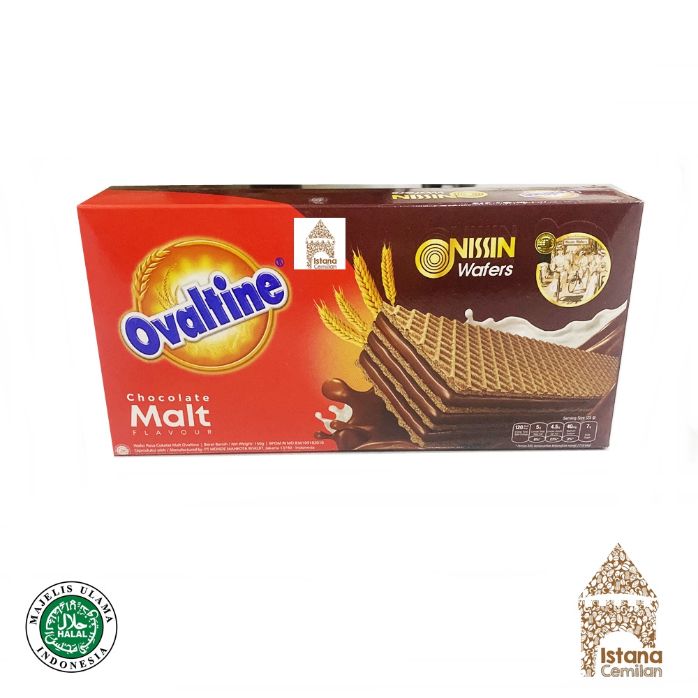 

Nissin Ovaltine Wafer Chocolate Malt 150 Gram