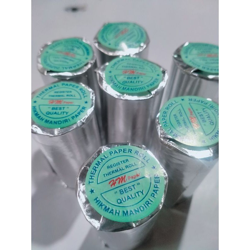

kertas thermal 57x40 cocok untuk semua mesin EDC